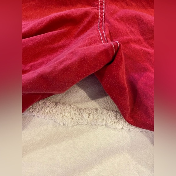 MXM Retro Red&White Carpenter Style Capris Size 24 - Picture 7 of 12